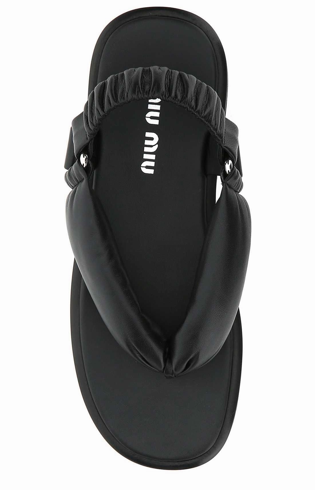 Miu Miu Platform Thong Sandals