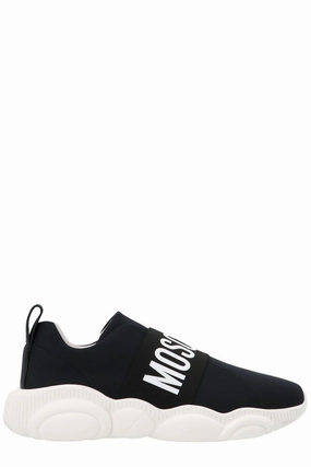 Moschino Logo Print Low-Top Sneakers