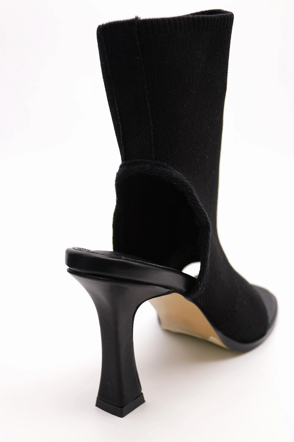 Natalie Open Toe Ankle Sock Boots