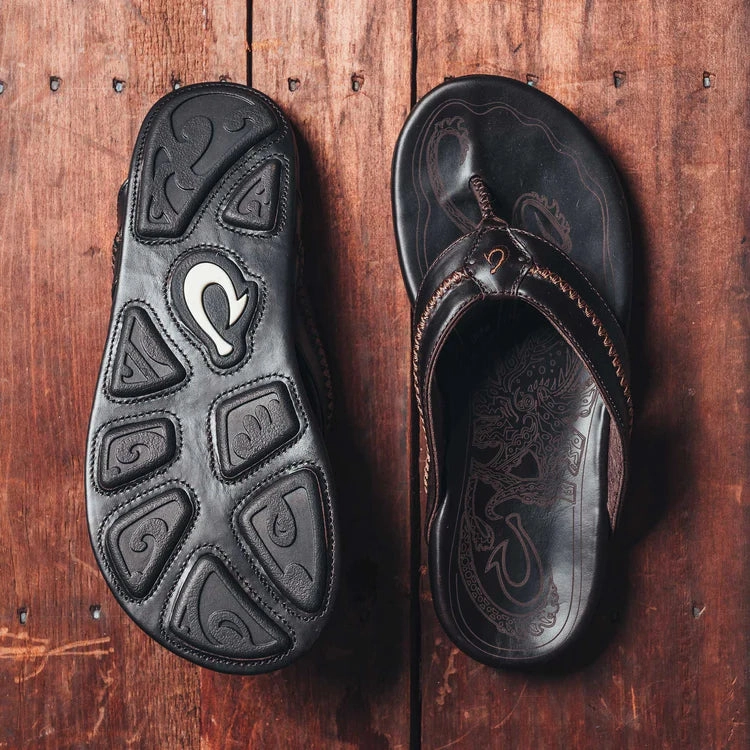 Olukia Men's Leather Sandals Mea Ola
