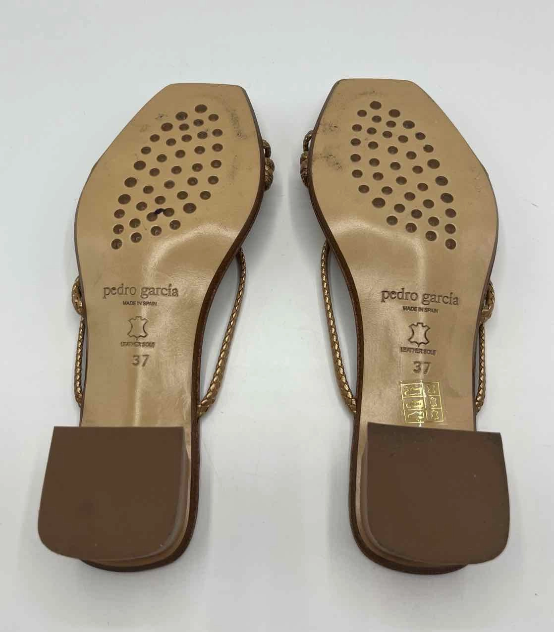 Pedro Garcia Brown and Gold Size 37 Shoes