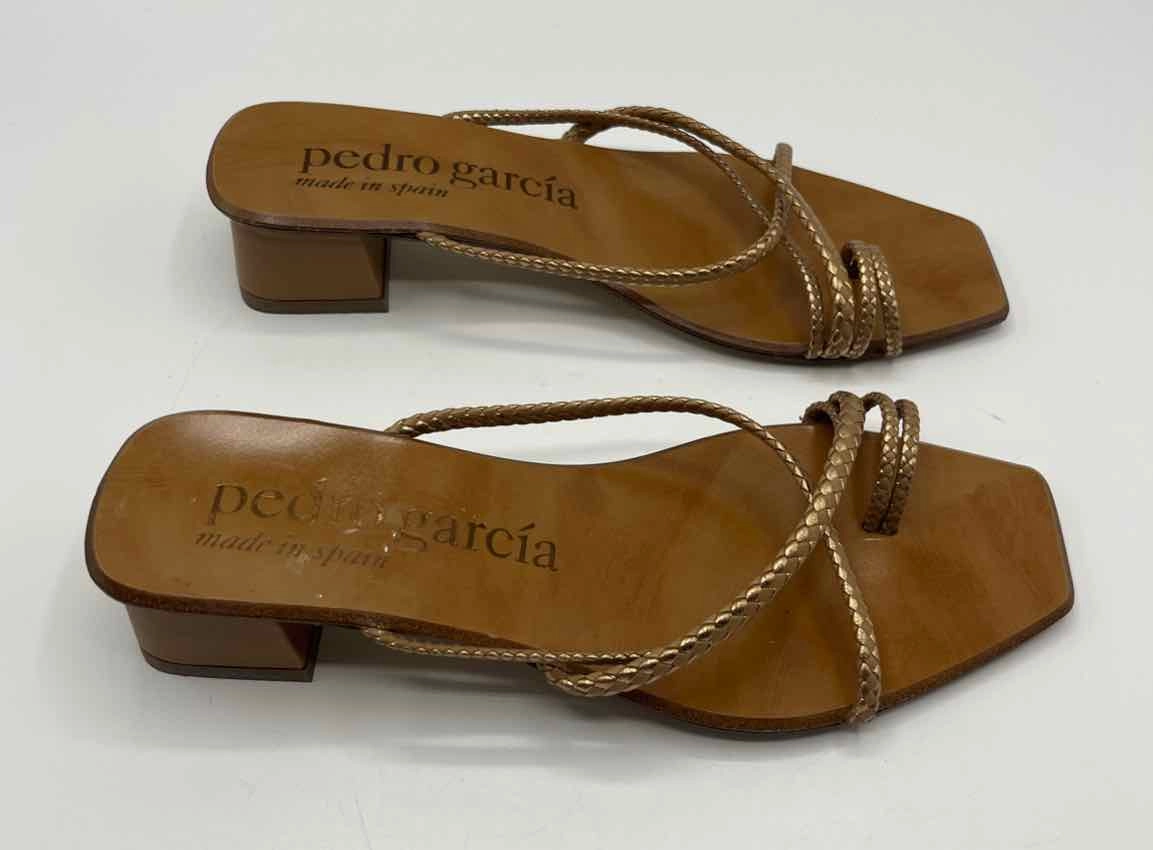 Pedro Garcia Brown and Gold Size 37 Shoes