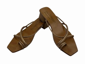Pedro Garcia Brown and Gold Size 37 Shoes