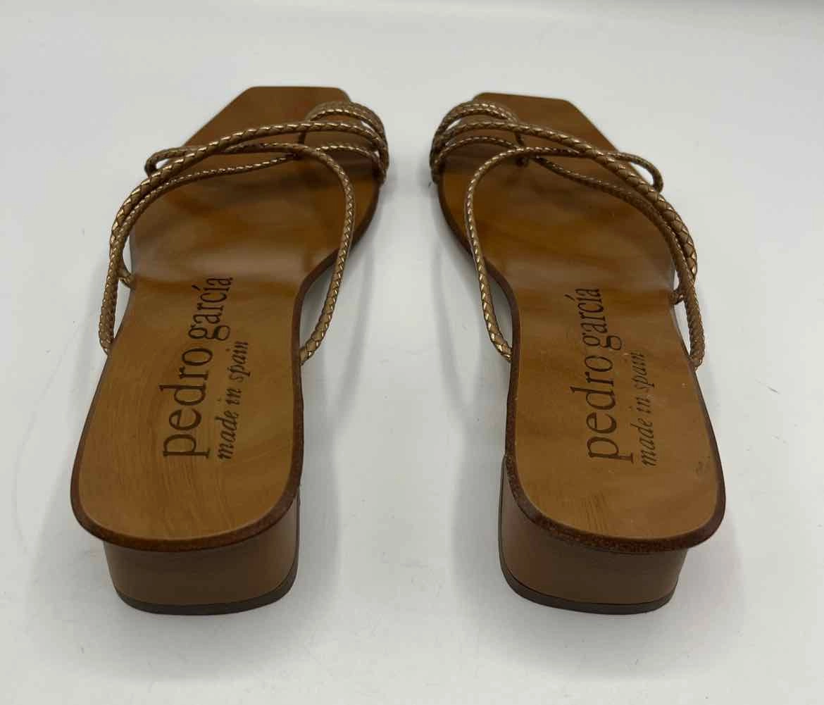 Pedro Garcia Brown and Gold Size 37 Shoes