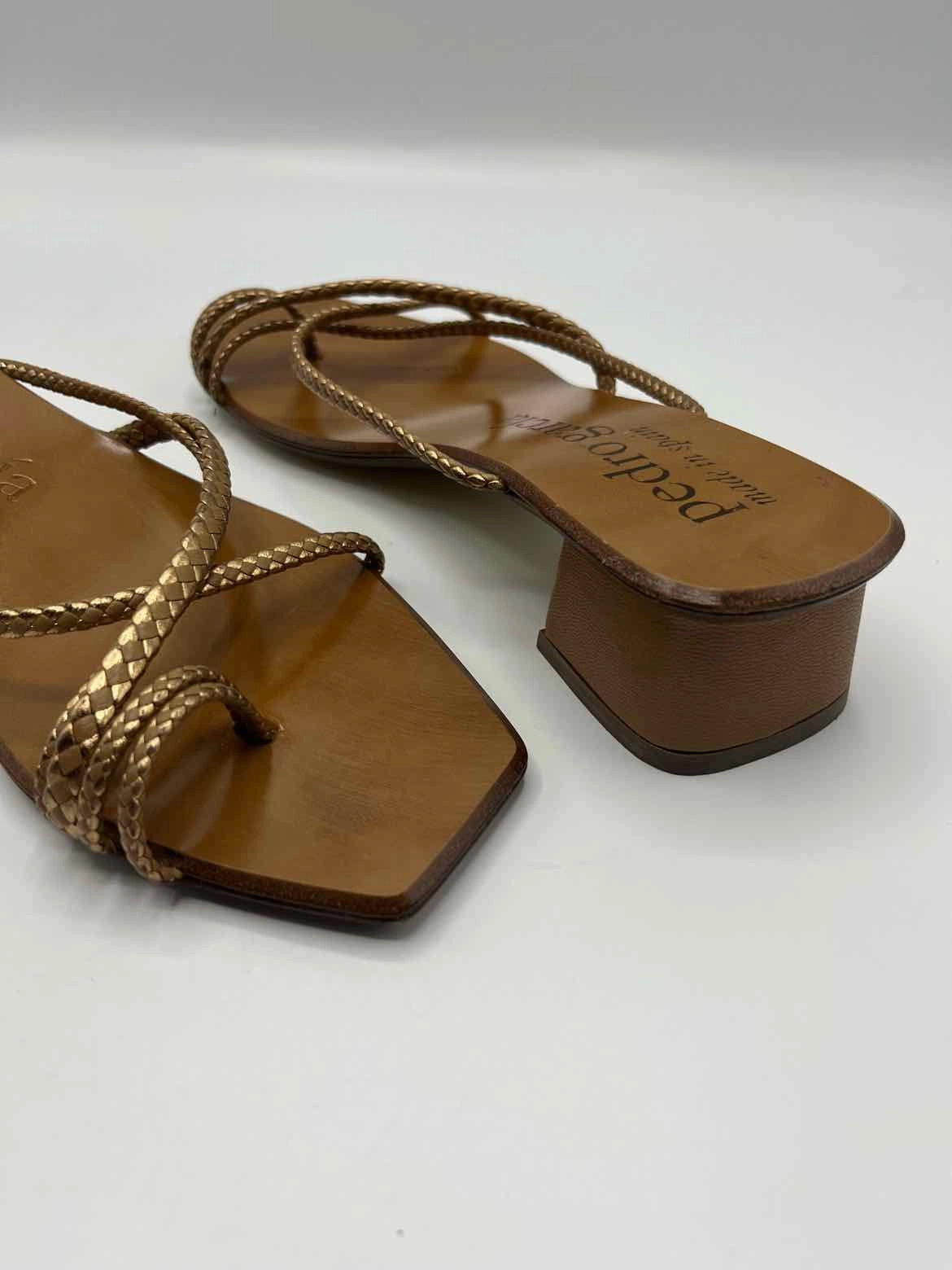 Pedro Garcia Brown and Gold Size 37 Shoes