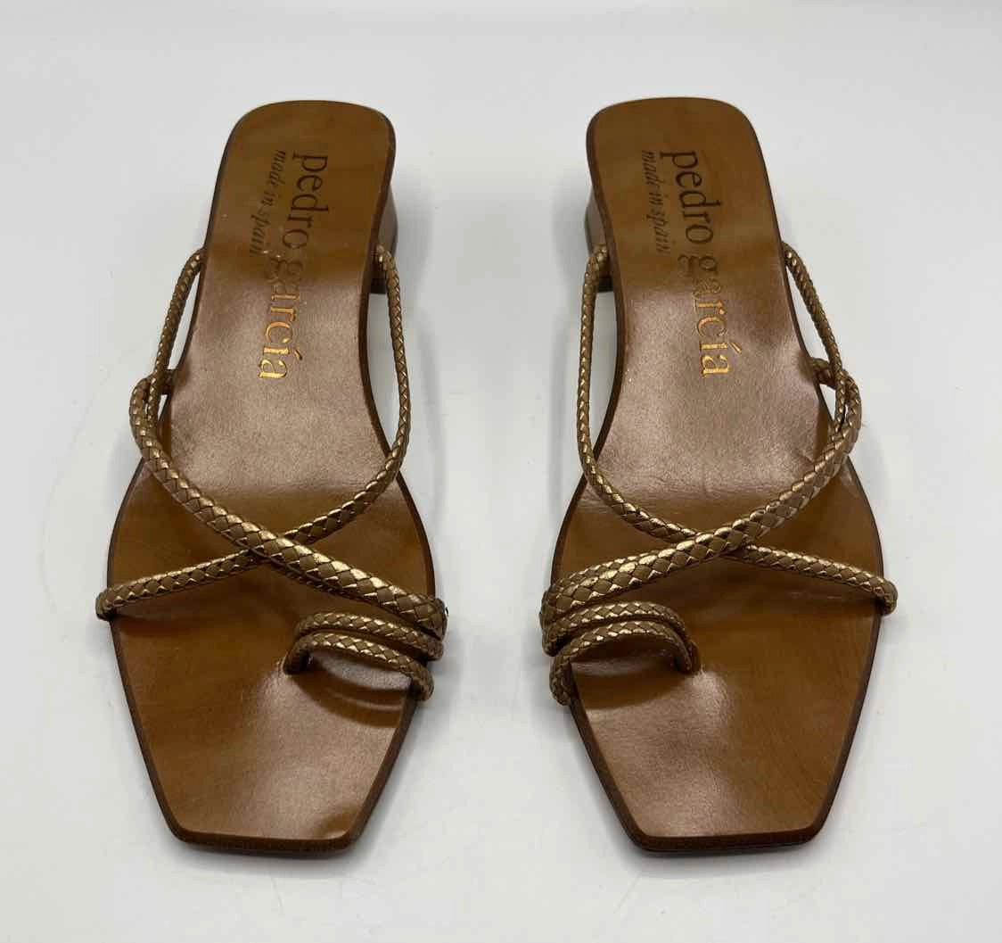 Pedro Garcia Brown and Gold Size 37 Shoes