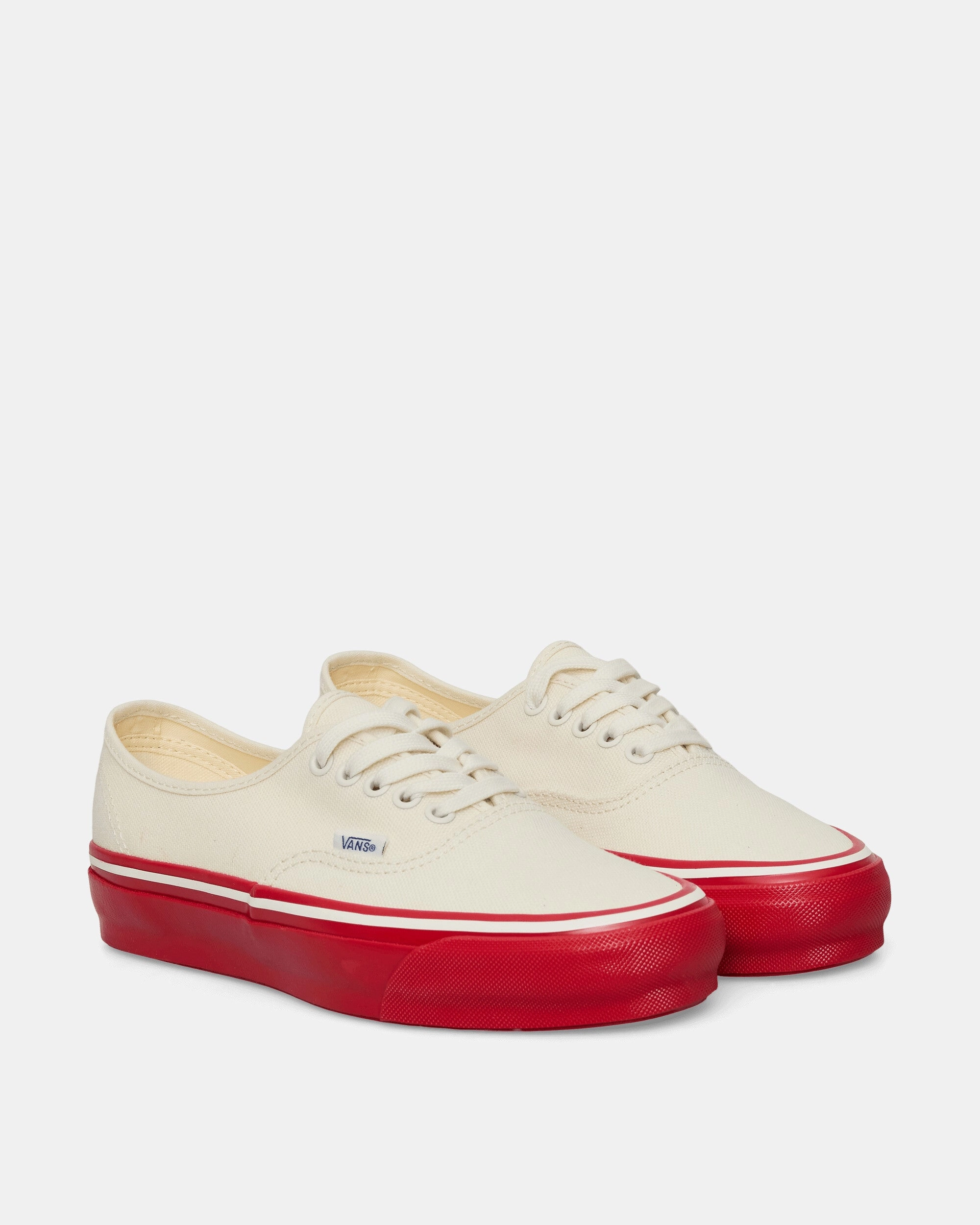 Premium Authentic 44 Duck Canvas Sneakers White / Red