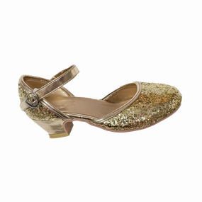PREMIUM GOLD SPARKLE HEELS - SIZE 11/12