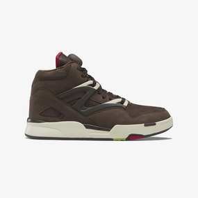 Reebok | PUMP OMNI ZONE  { GRIZZLY BROWN/DARK BROWN