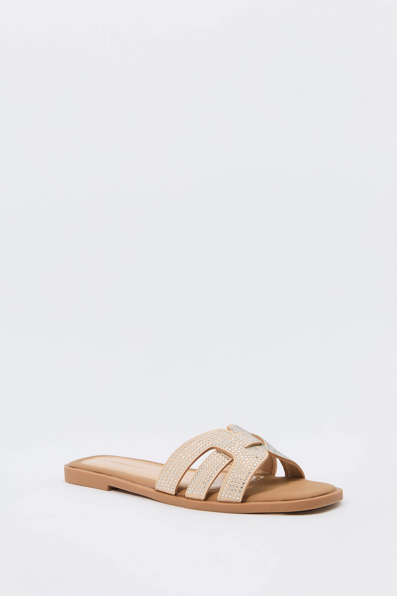 Rhinestone Band Sandal