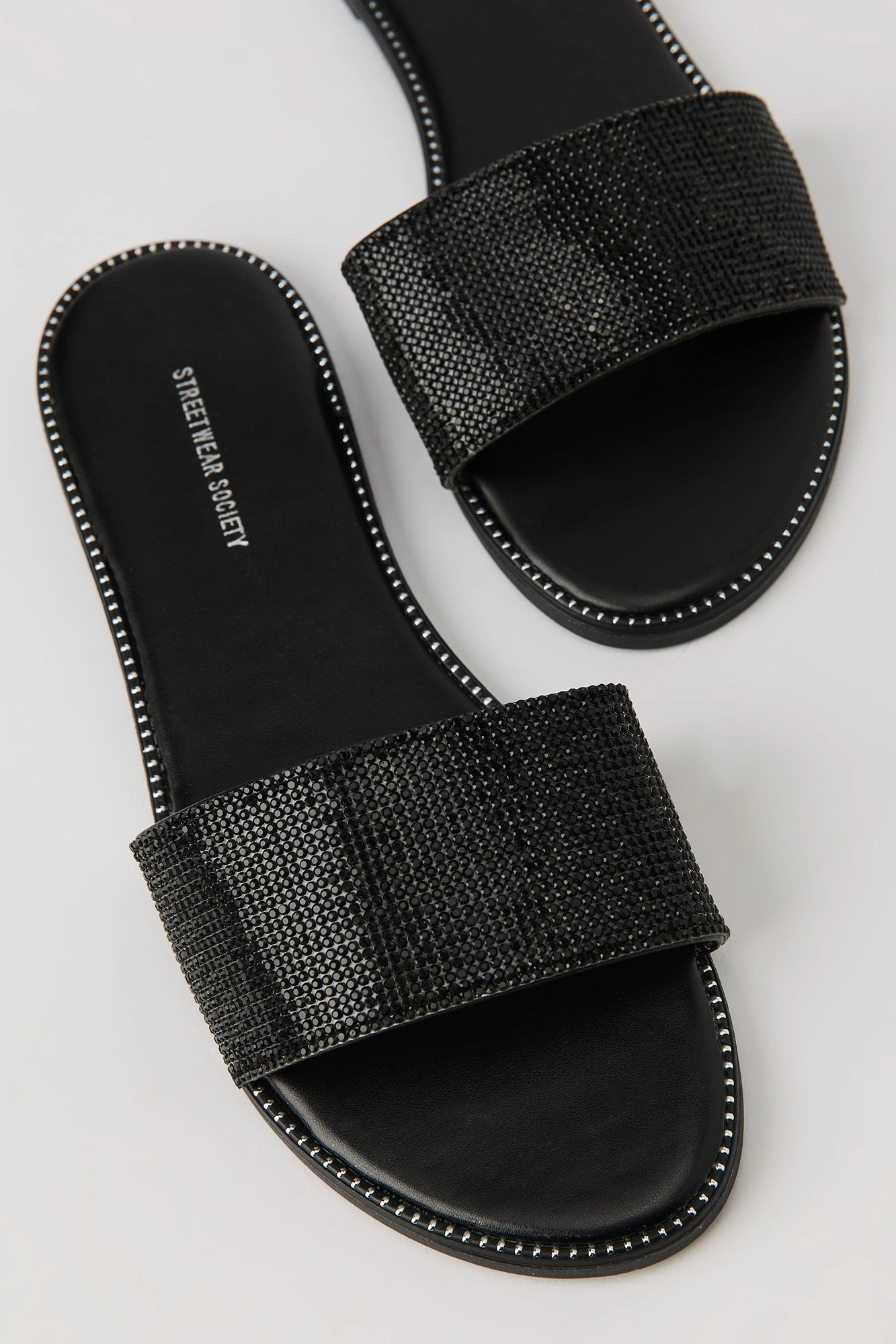 Rhinestone Slide Sandal