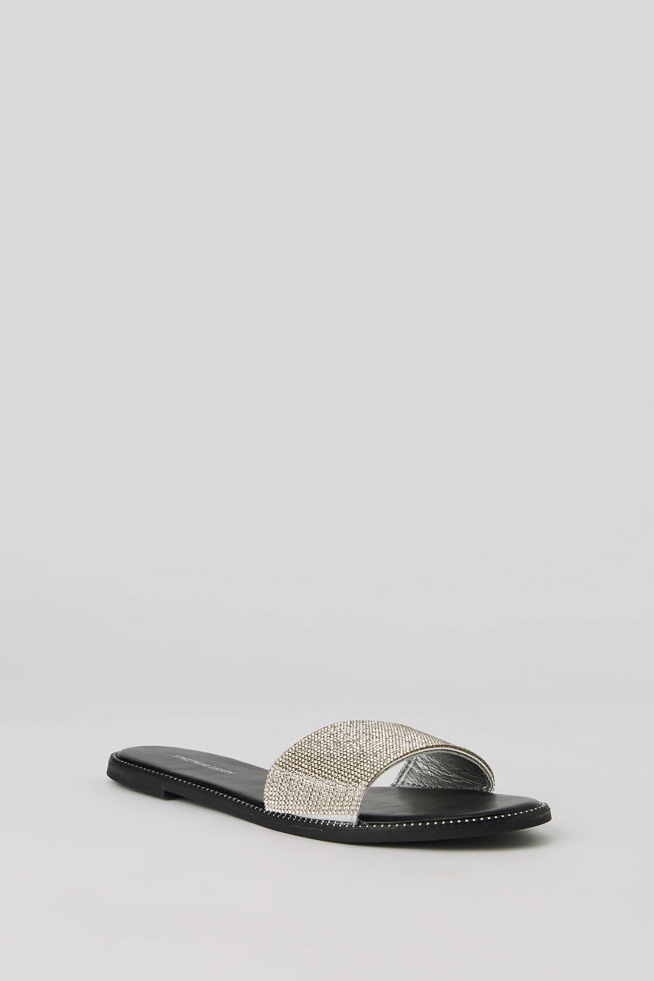 Rhinestone Slide Sandal