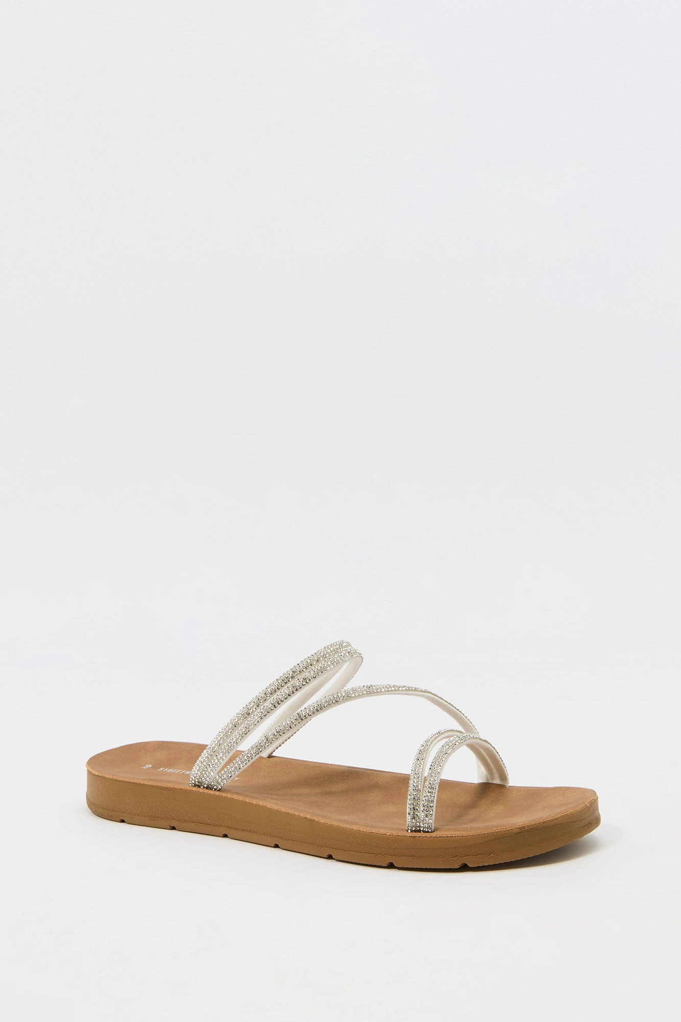 Rhinestone Strappy Sandal