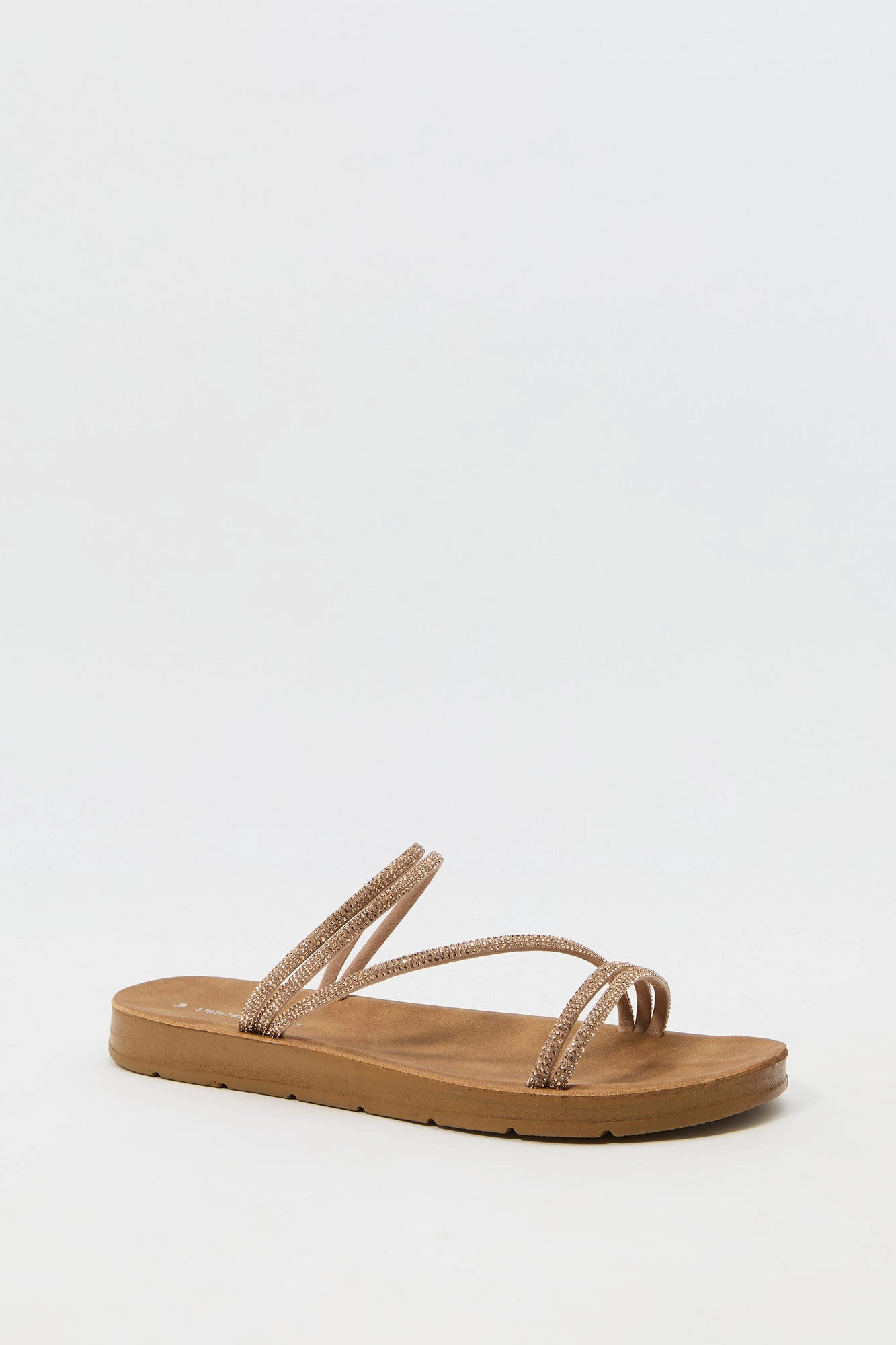 Rhinestone Strappy Sandal