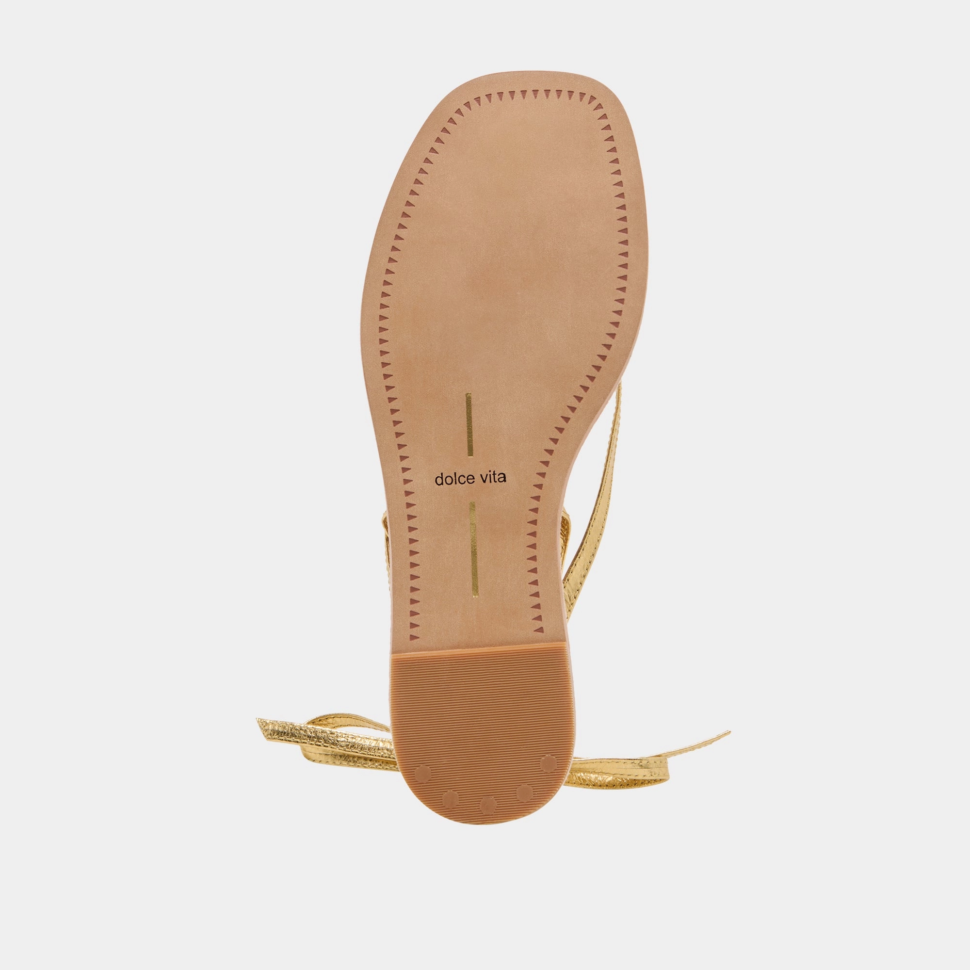 RUDIE SANDALS DARK GOLD METALLIC LEATHER