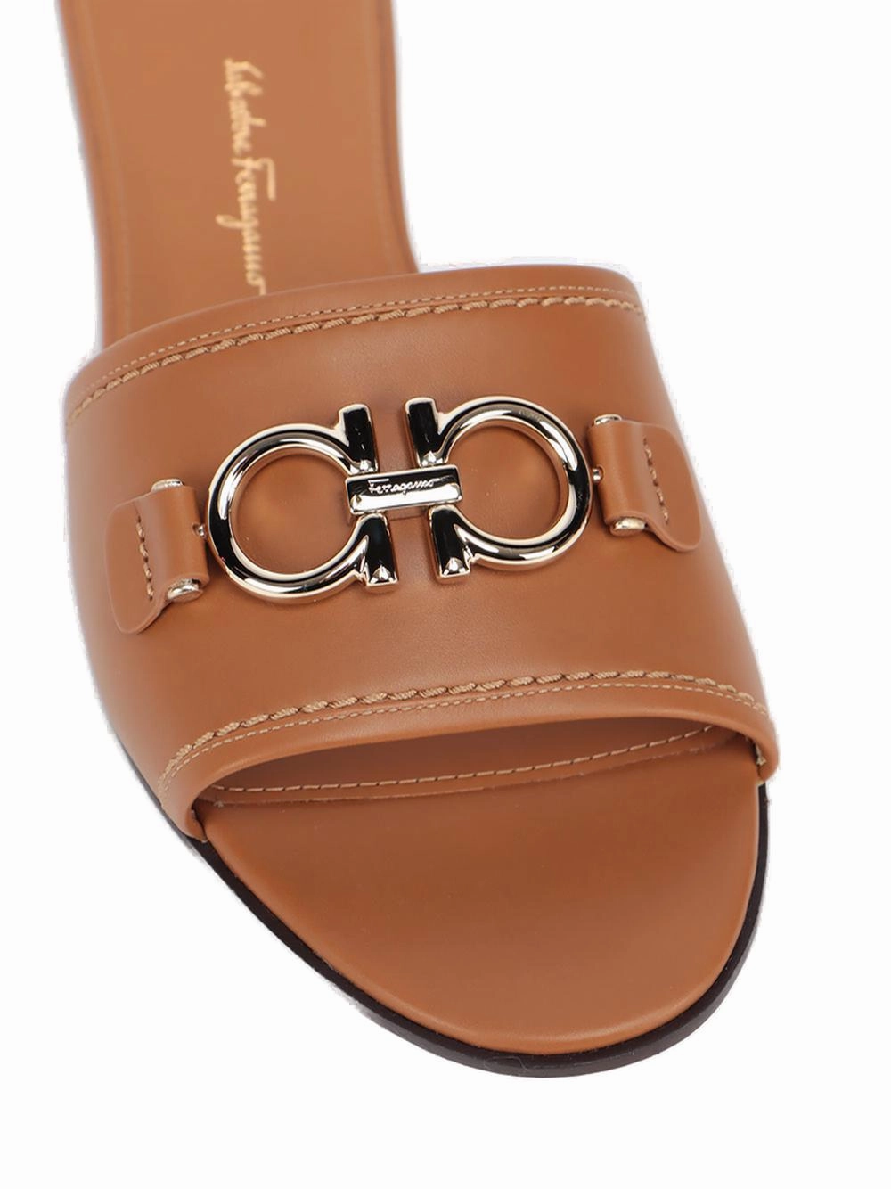 Salvatore Ferragamo Gancini Slide Sandals