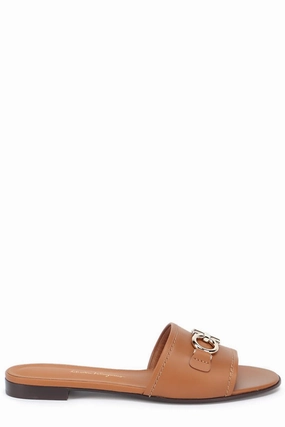 Salvatore Ferragamo Gancini Slide Sandals