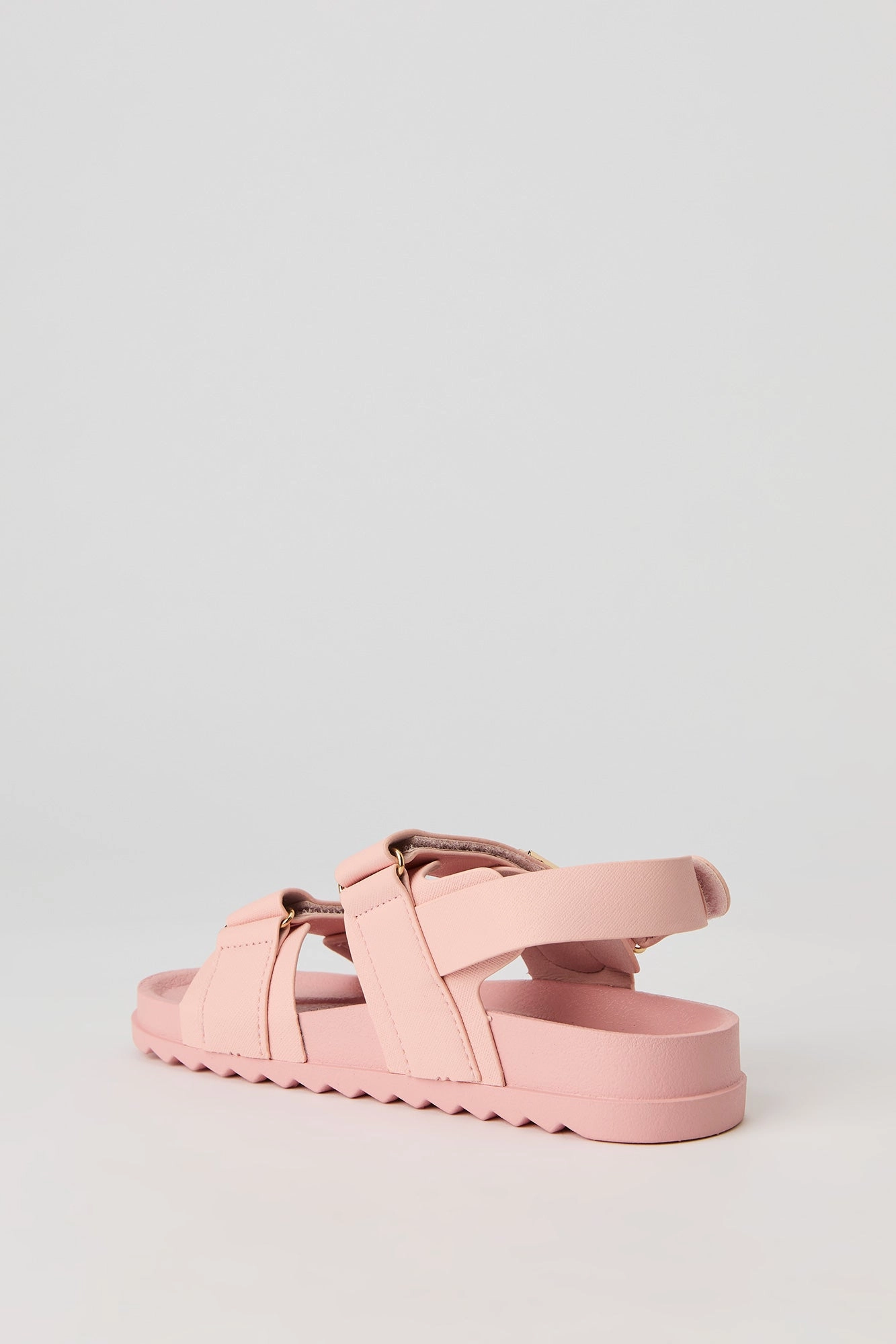 Sandales plateforme avec bandes Velcro pour fille