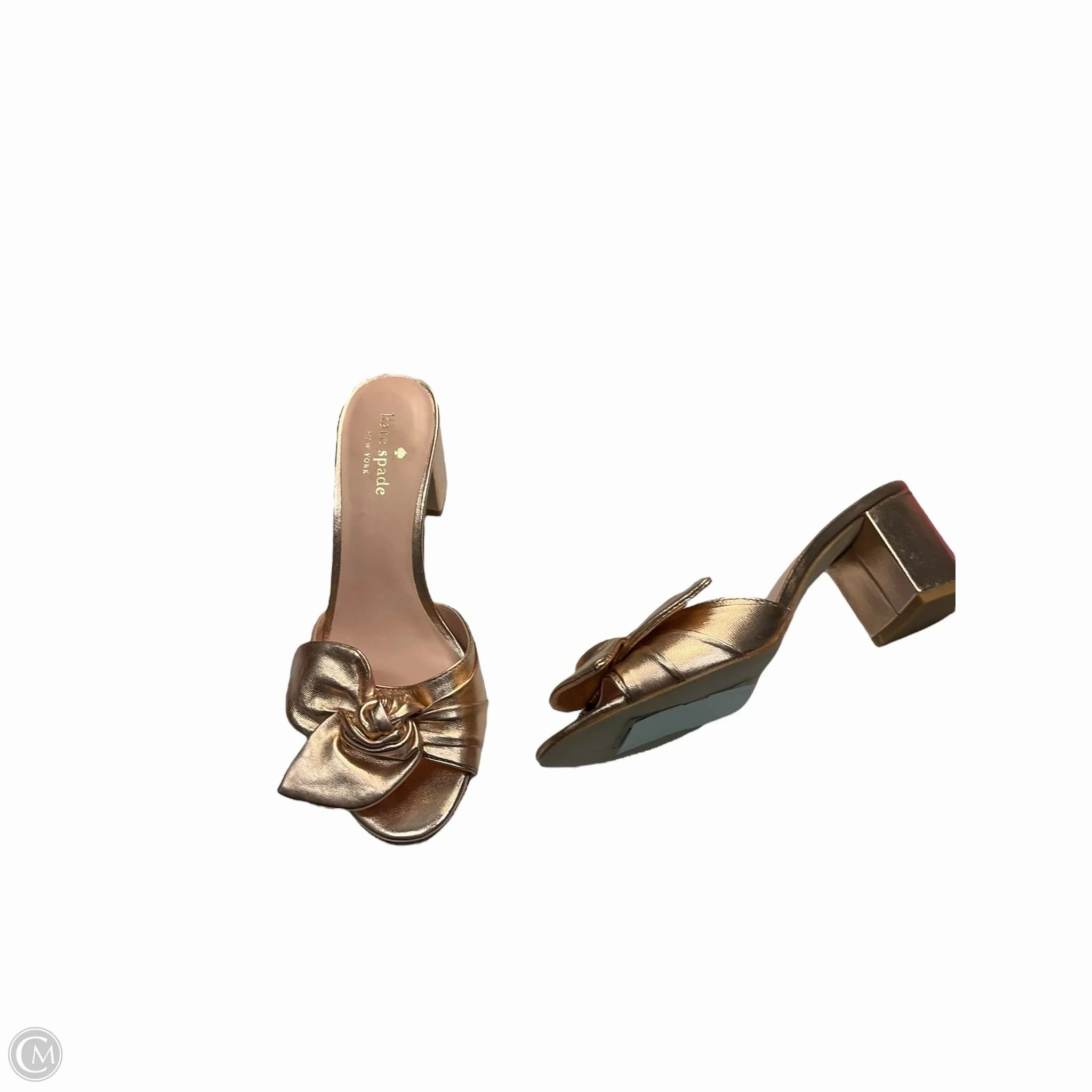 Sandals Designer By Kate Spade In Rose Gold, Size: 6.5