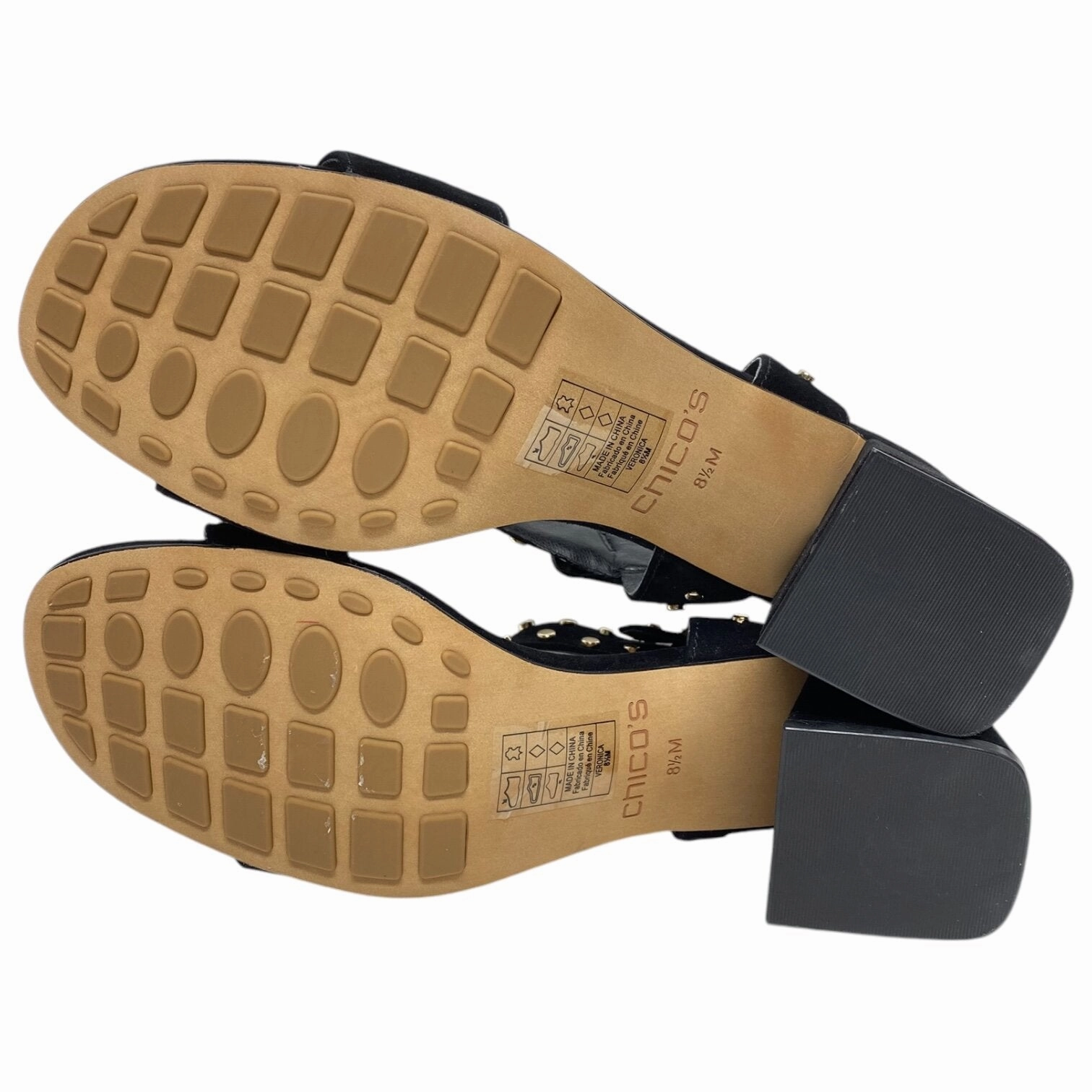 Sandals Heels Block By Chicos  Size: 8.5