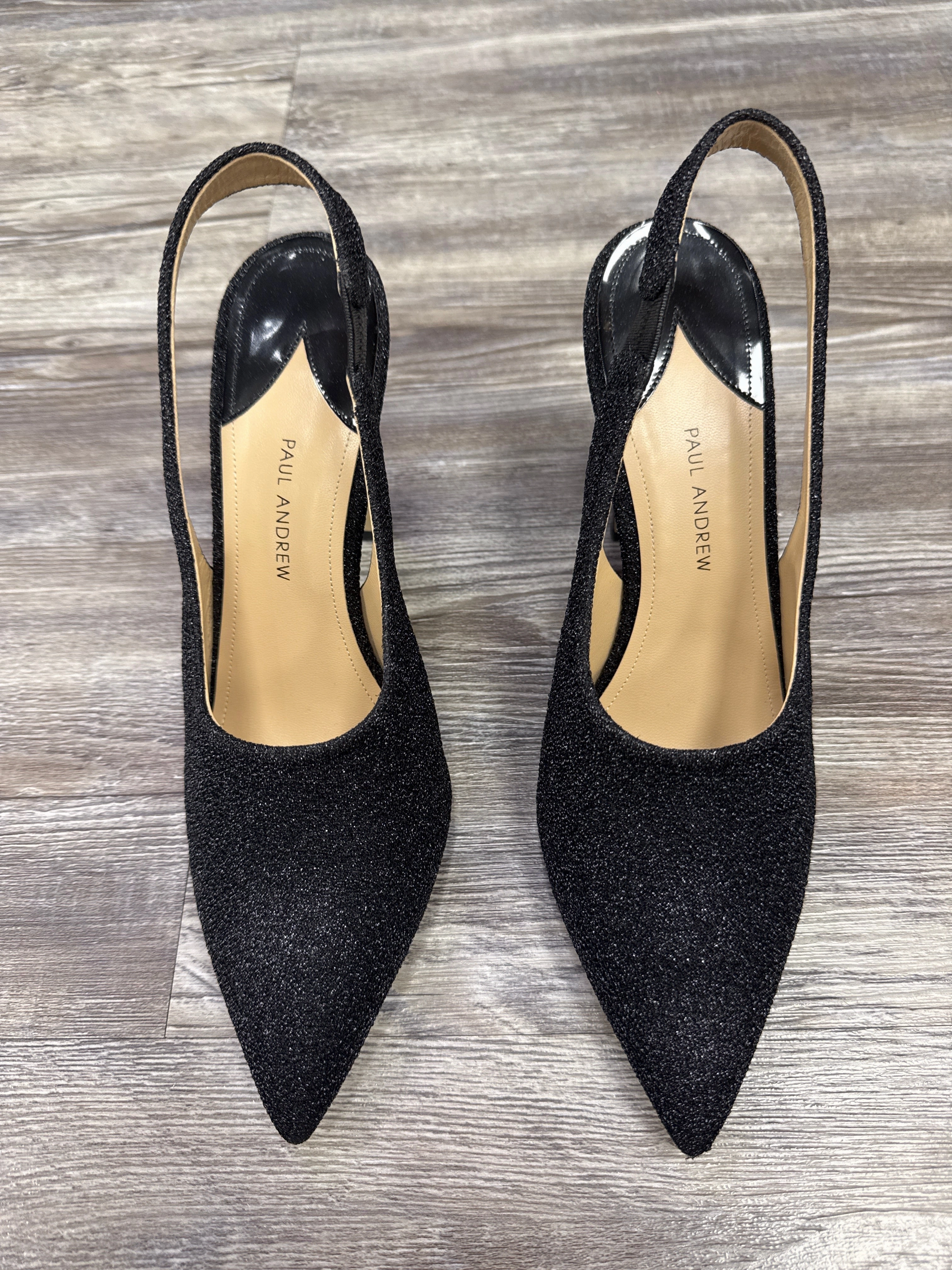 Sandals Heels Block By Cma In Black, Size: 9