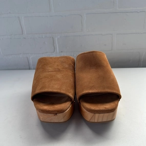 Sandals Heels Block By Dolce Vita In Brown, Size: 7