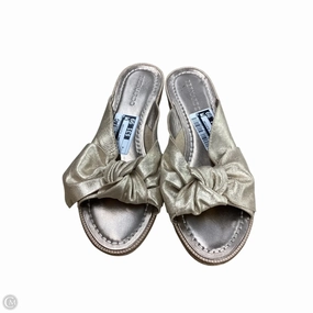 Sandals Heels Platform By Bernardo In Gold, Size: 9