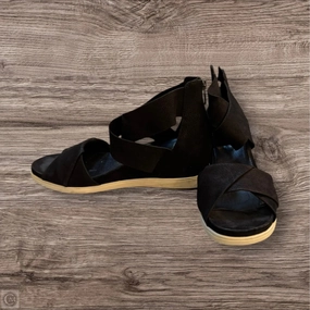 Sandals Heels Wedge By Eileen Fisher In Black, Size: 8
