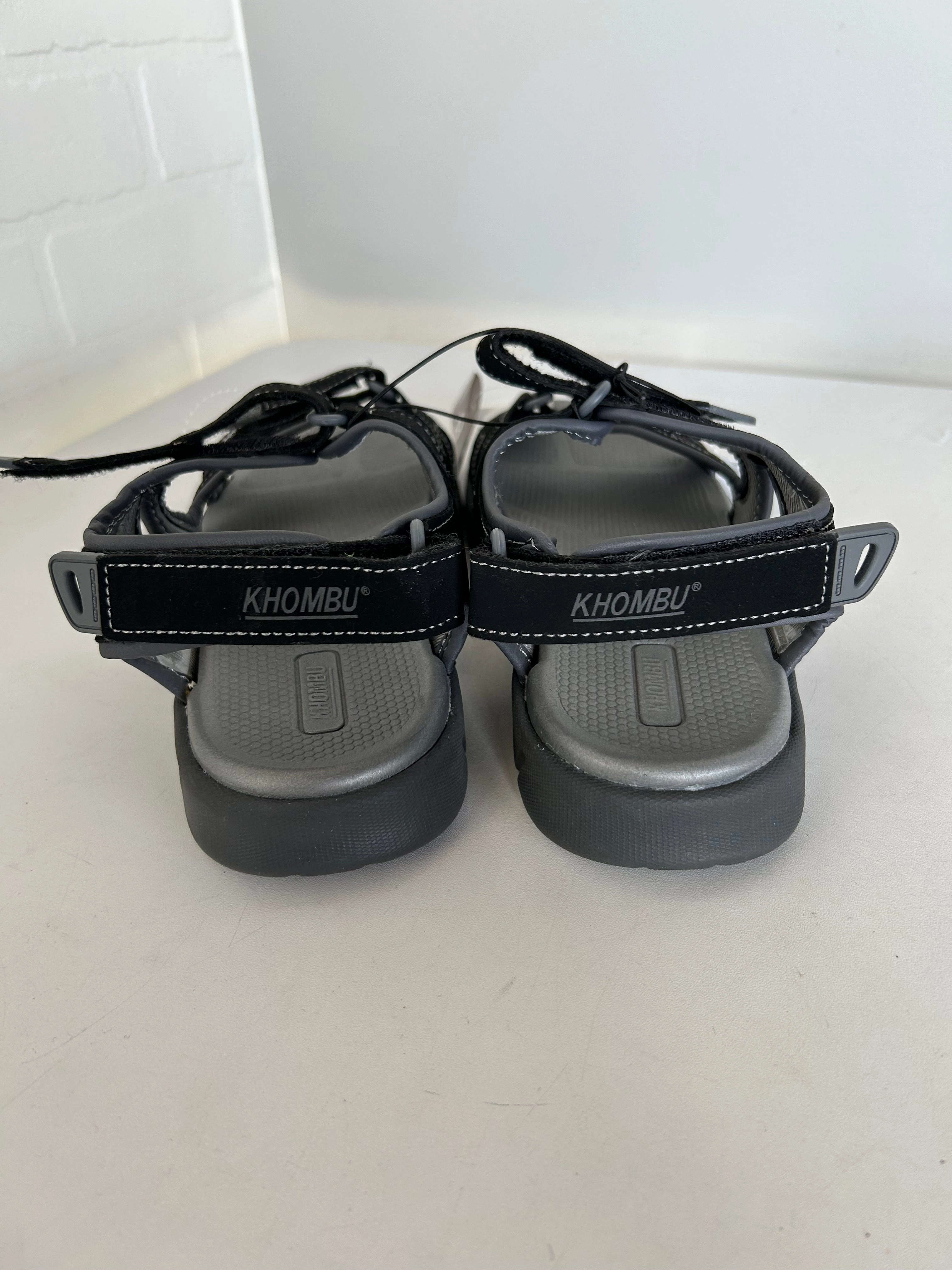 Sandals Sport By Khombu In Black & Grey, Size: 9