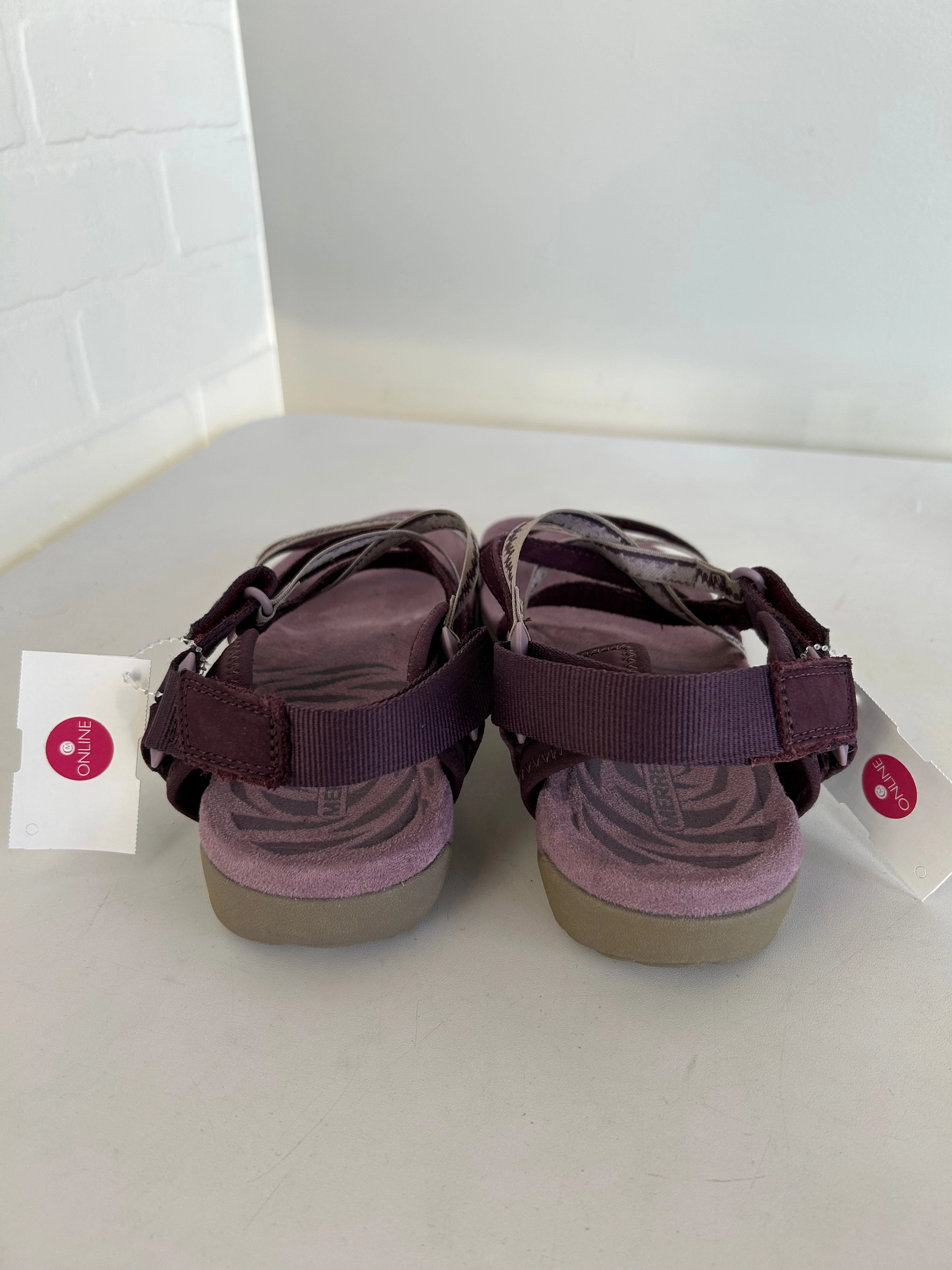 Sandals Sport By Merrell In Grey & Purple, Size: 7