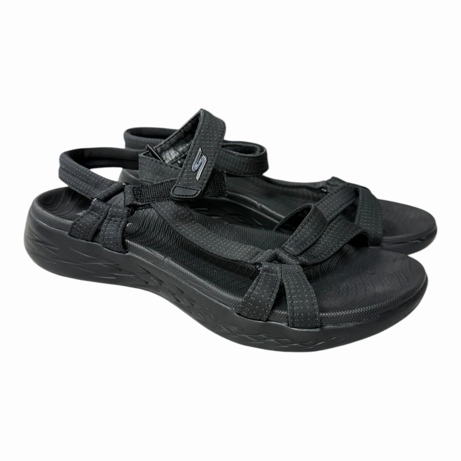 Sandals Sport By Skechers In Black, Size:8