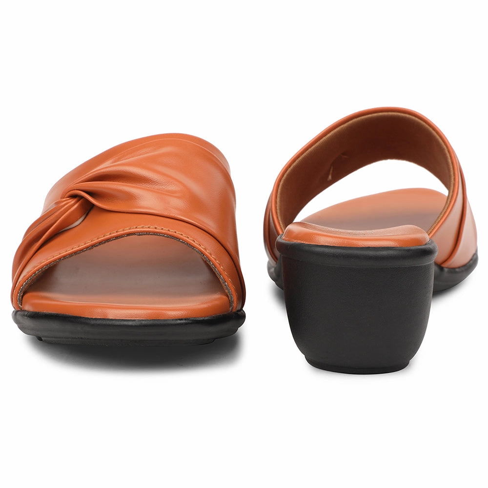 Senorita Tan Casual Wedge Heel Sandal For Women JFL-37 By Liberty