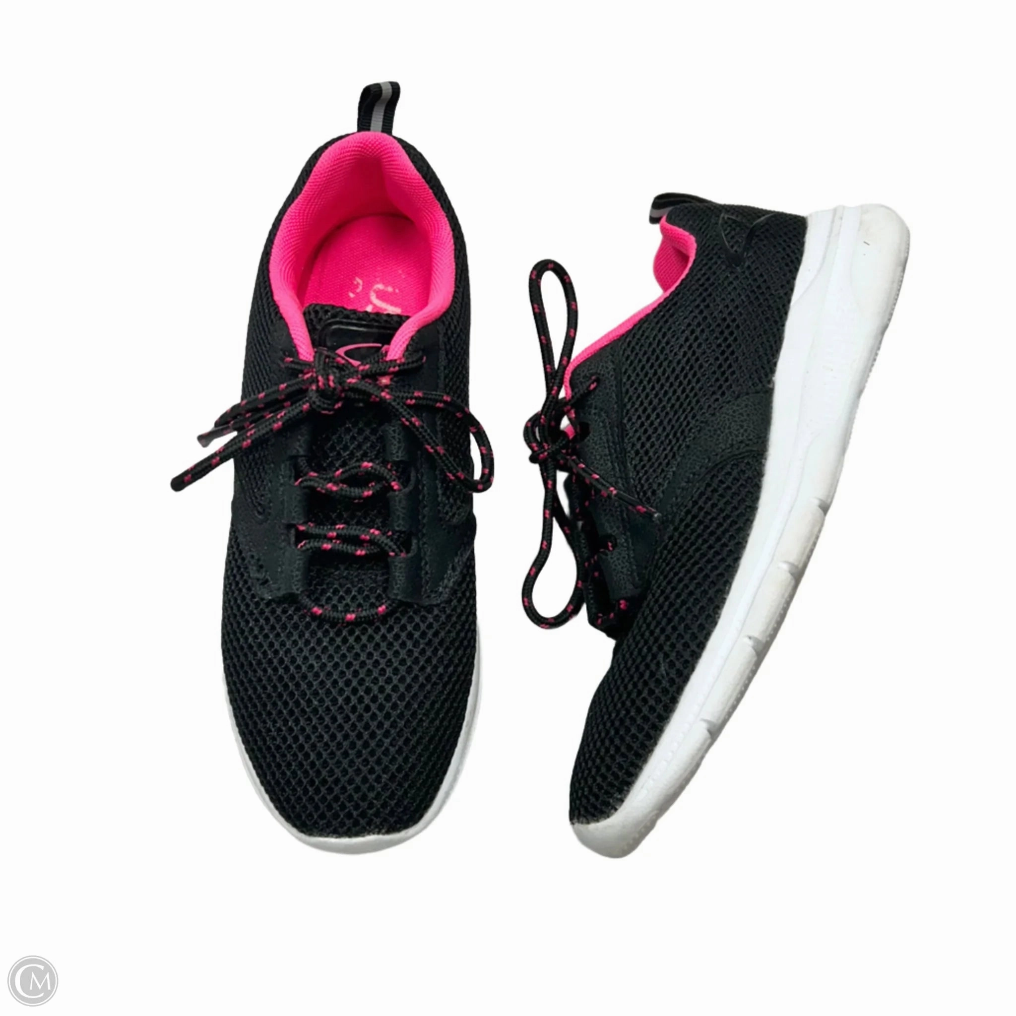 Shoes Athletic By Champion In Black & Pink, Size: 6