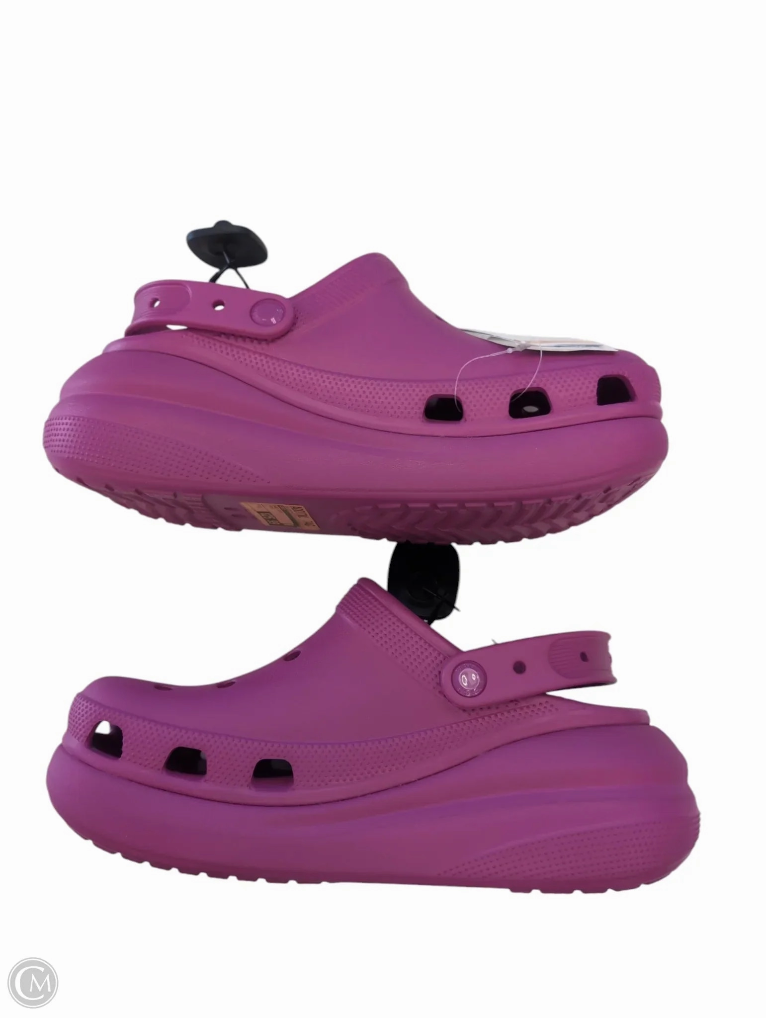 Shoes Flats By Crocs In Purple, Size: 11