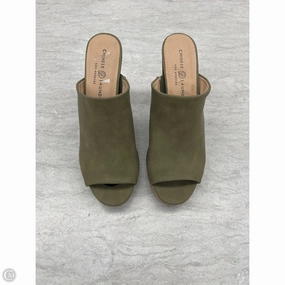 Shoes Heels Block By Chinese Laundry In Green, Size: 11