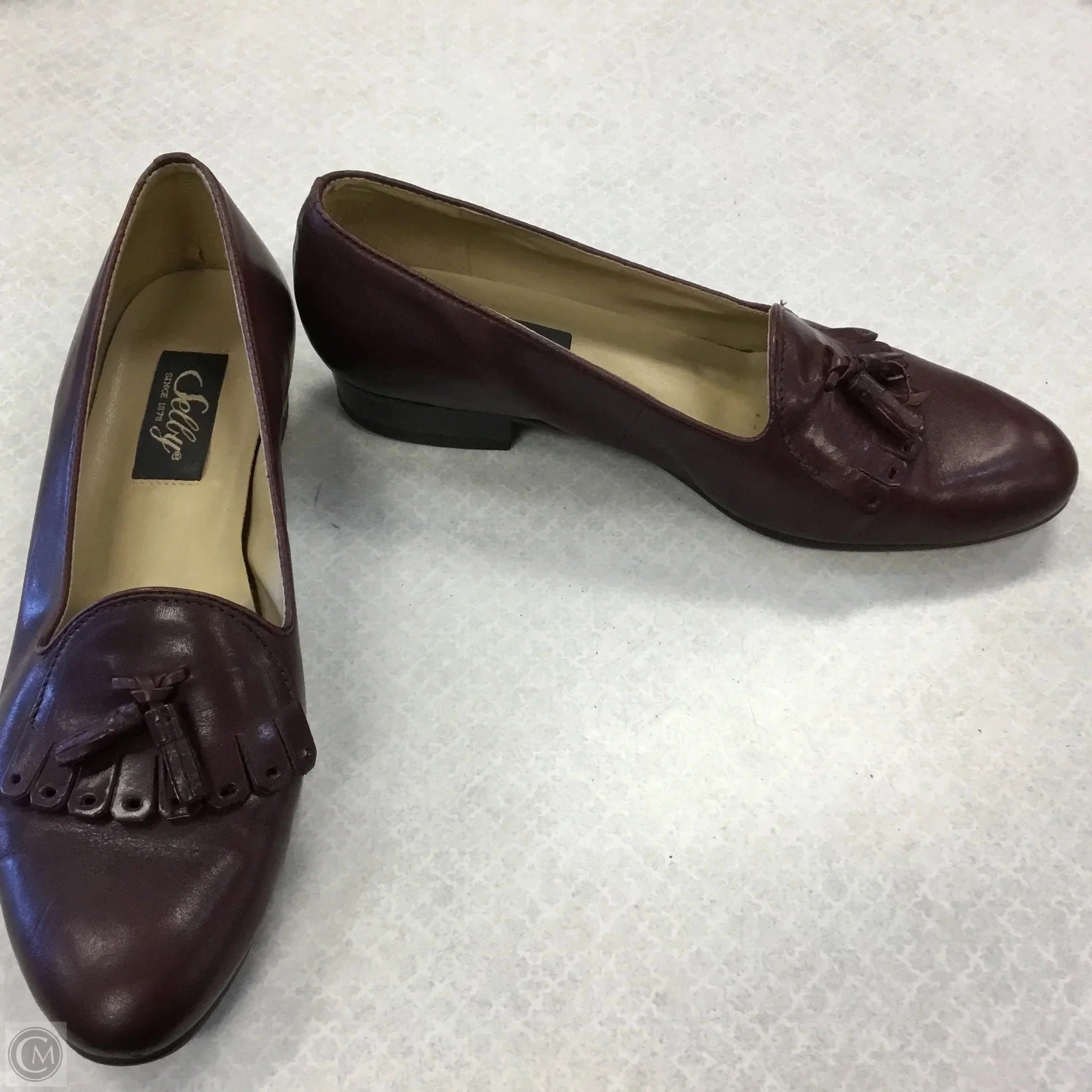 Shoes Heels Block By Cmc In Maroon, Size: 8