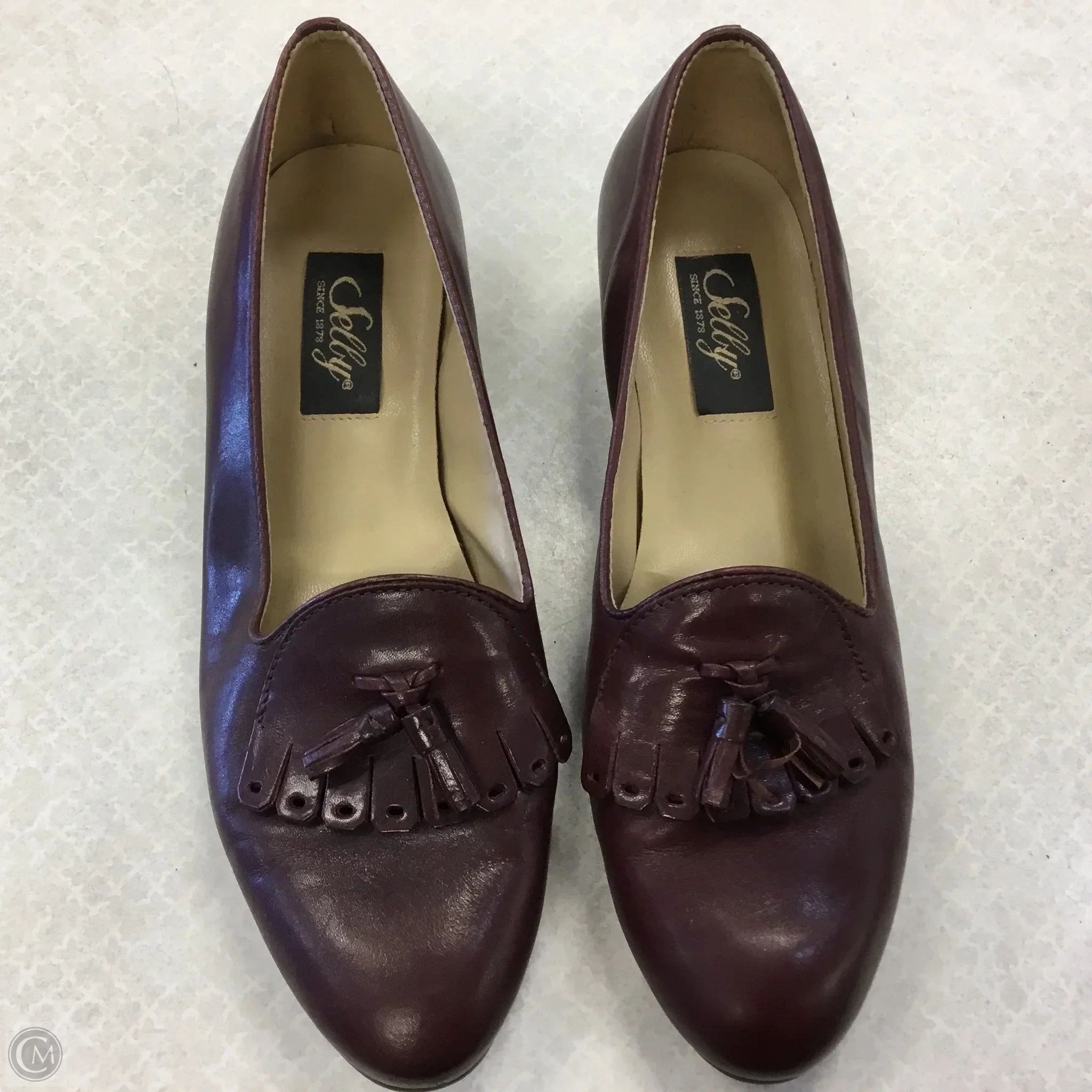 Shoes Heels Block By Cmc In Maroon, Size: 8
