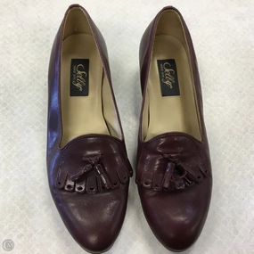Shoes Heels Block By Cmc In Maroon, Size: 8