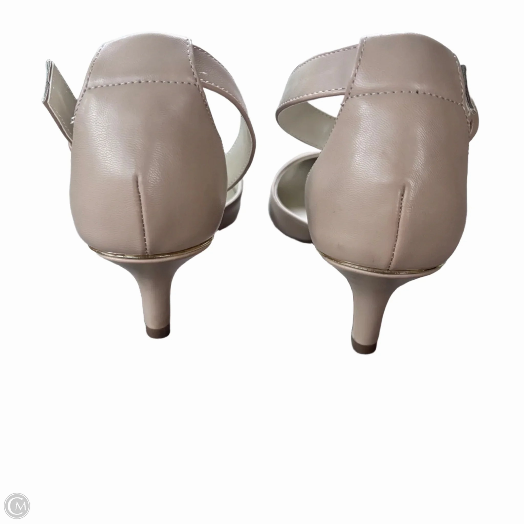 Shoes Heels Kitten By Anne Klein In Beige, Size: 9