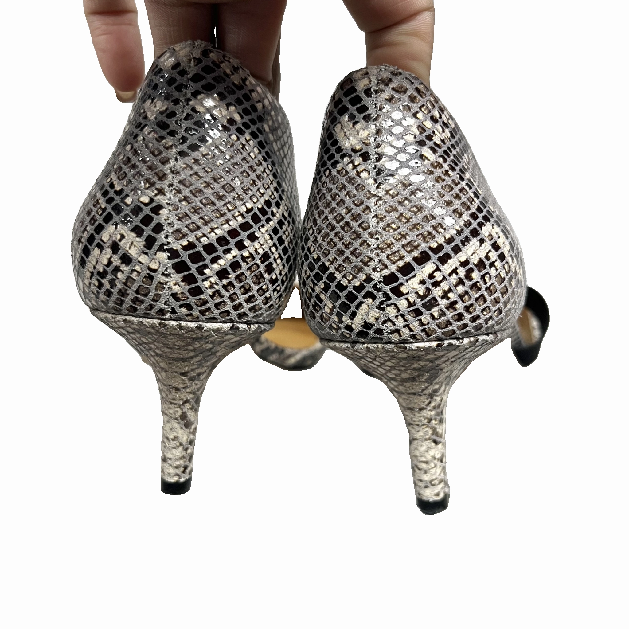 Shoes Heels Kitten By Corso Como In Snakeskin Print, Size: 8.5