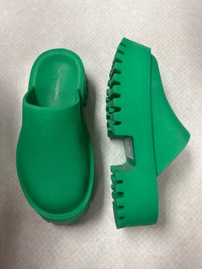 Shoes Heels Platform By Jeffery Campbell In Green, Size:8