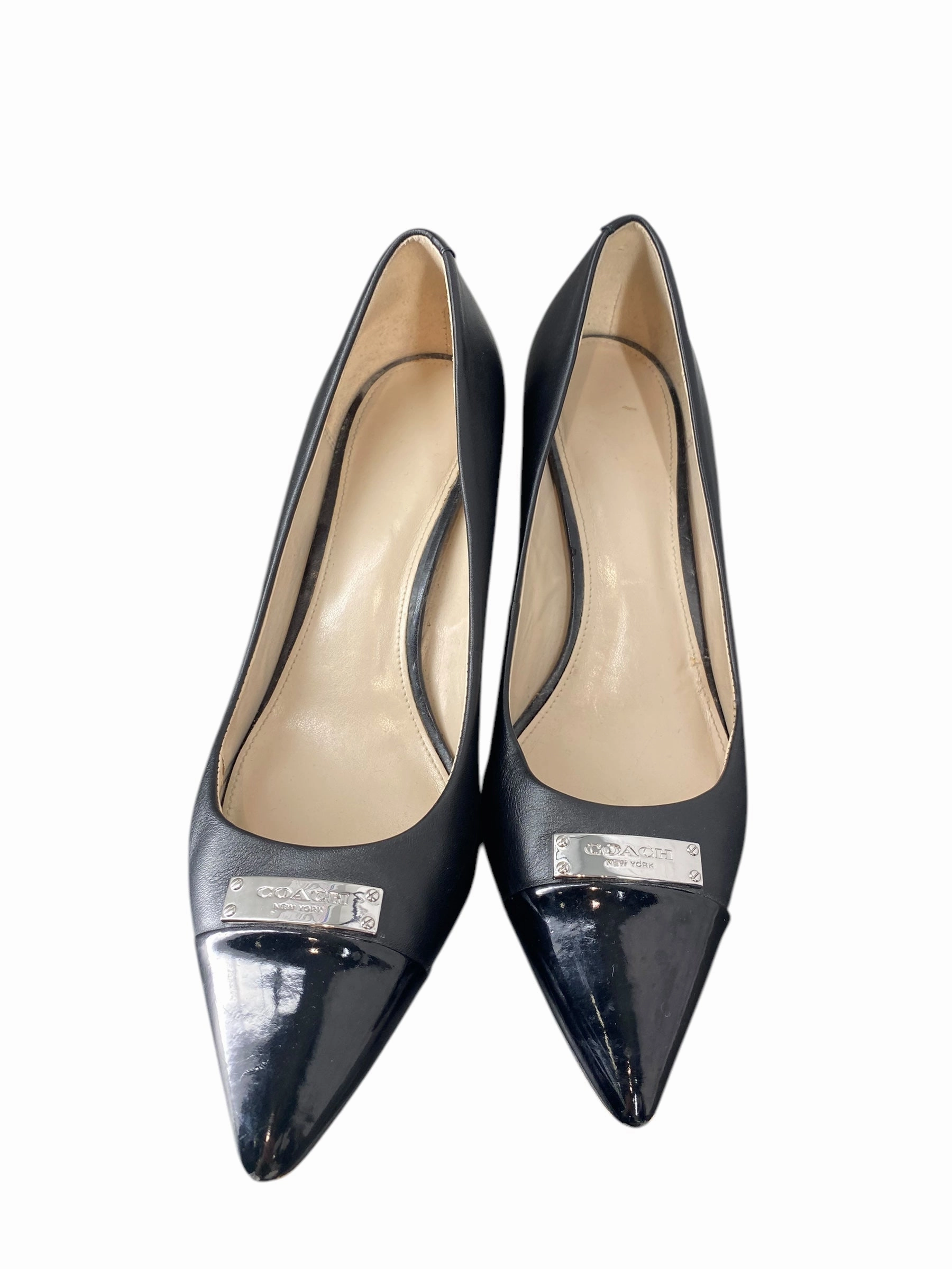 Shoes Heels Stiletto By Coach In Black, Size: 8