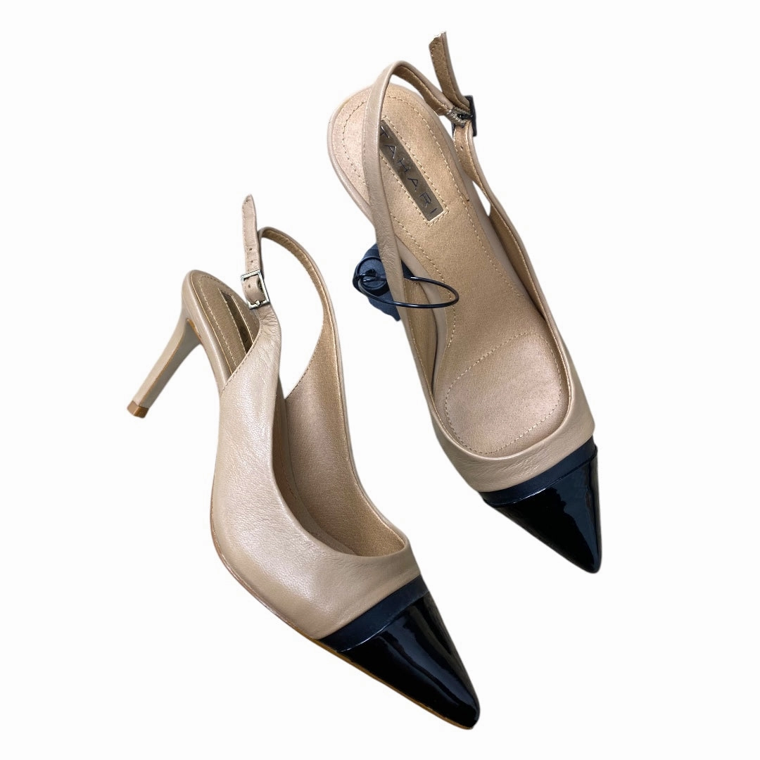 Shoes Heels Stiletto By Elie Tahari In Black & Brown, Size: 7