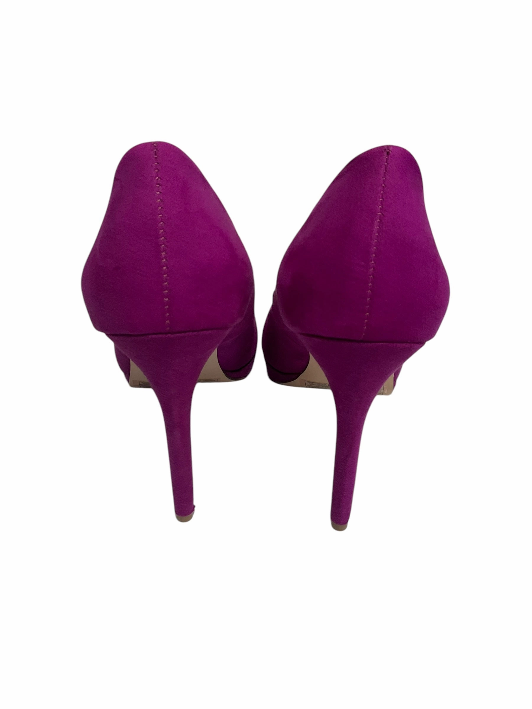 Shoes Heels Stiletto By Forever 21 In Purple, Size: 8.5