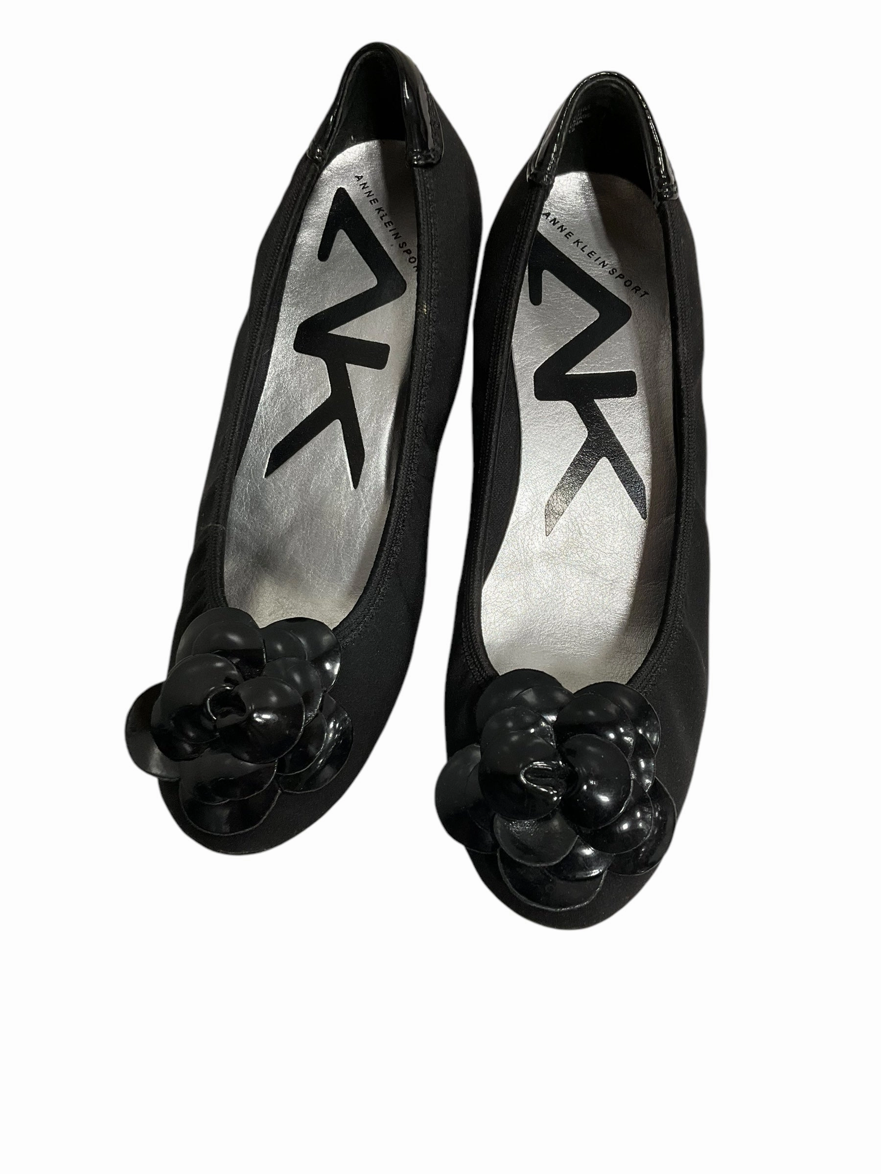 Shoes Heels Wedge By Anne Klein In Black, Size: 6