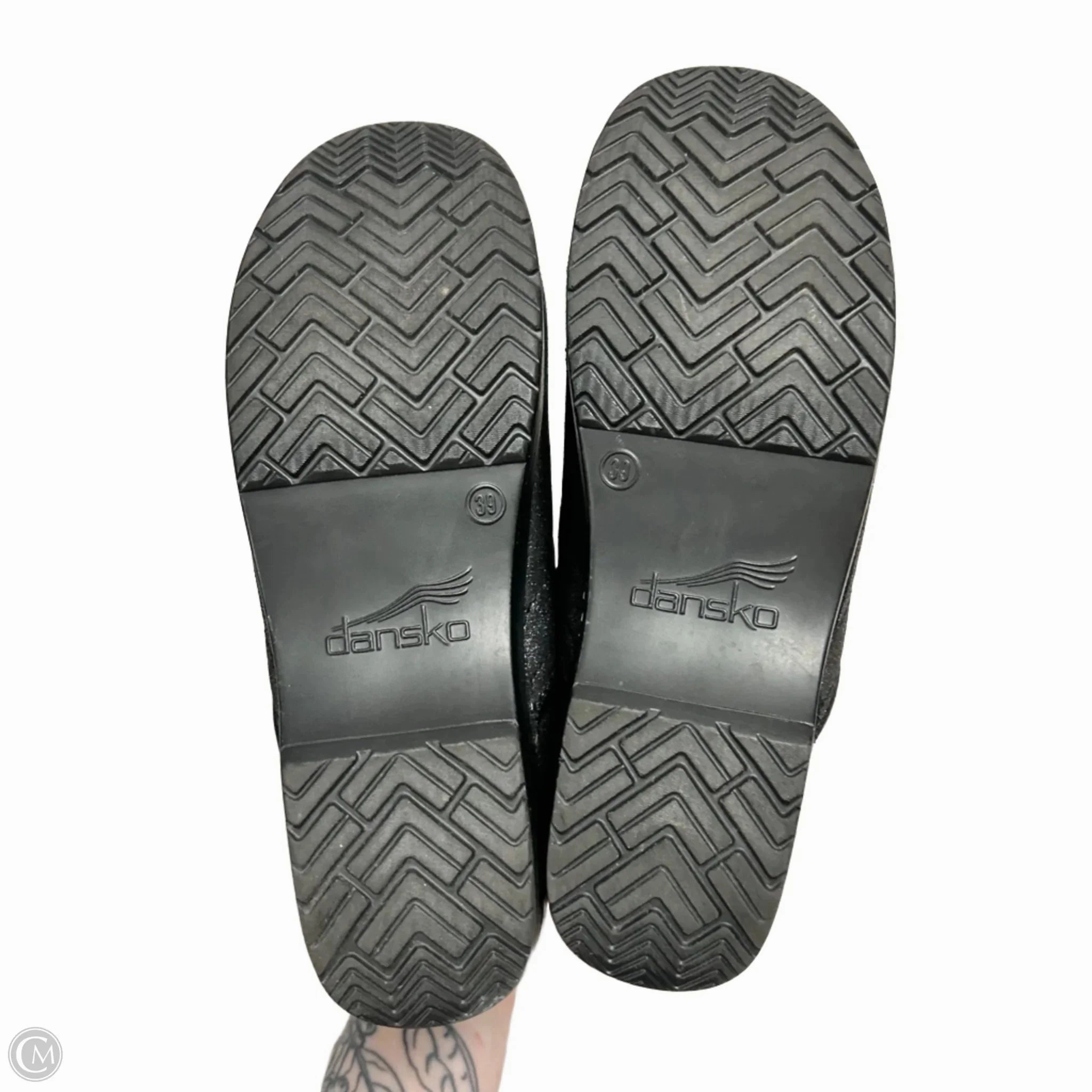 Shoes Heels Wedge By Dansko In Black, Size: 8.5