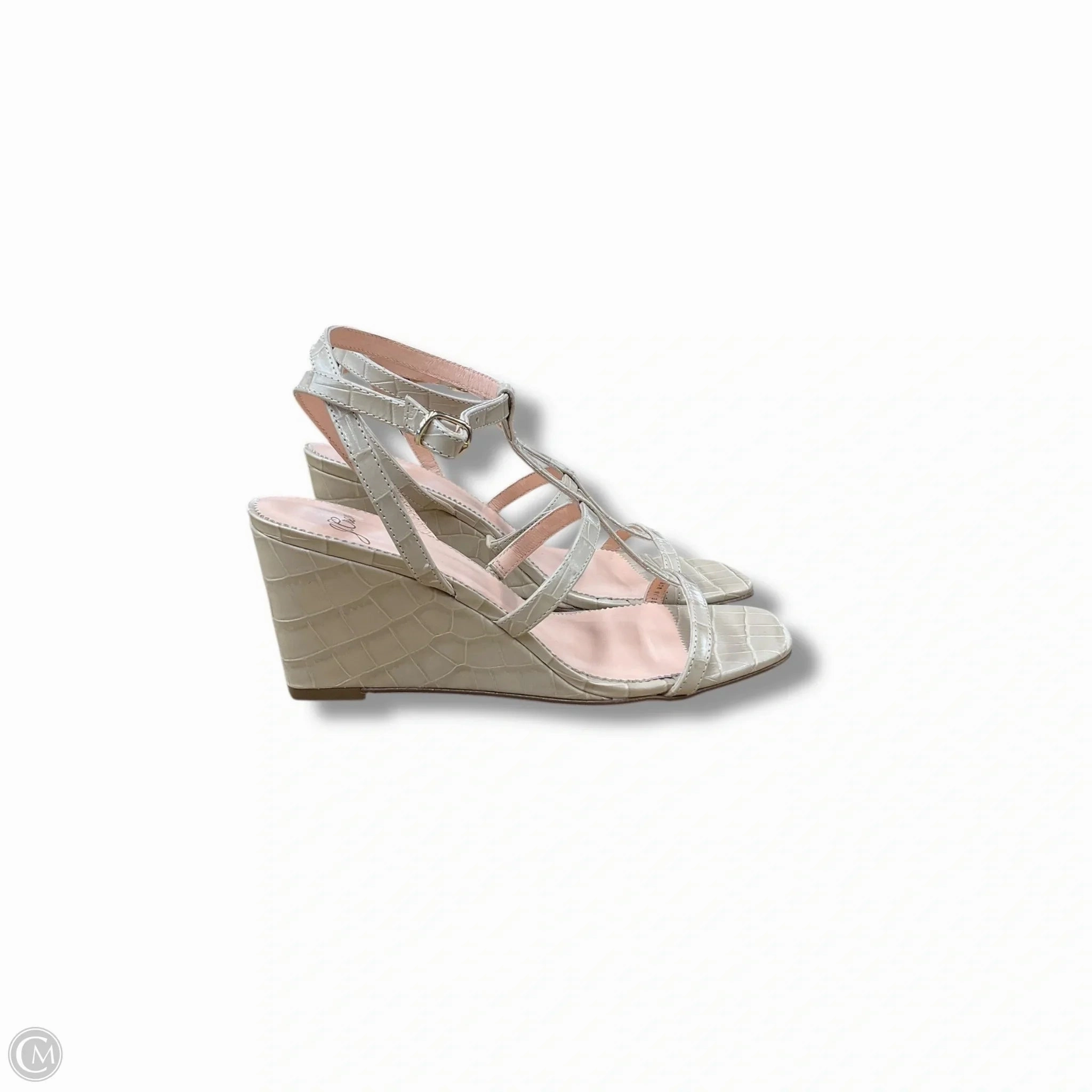 Shoes Heels Wedge By J. Crew In Beige, Size: 7