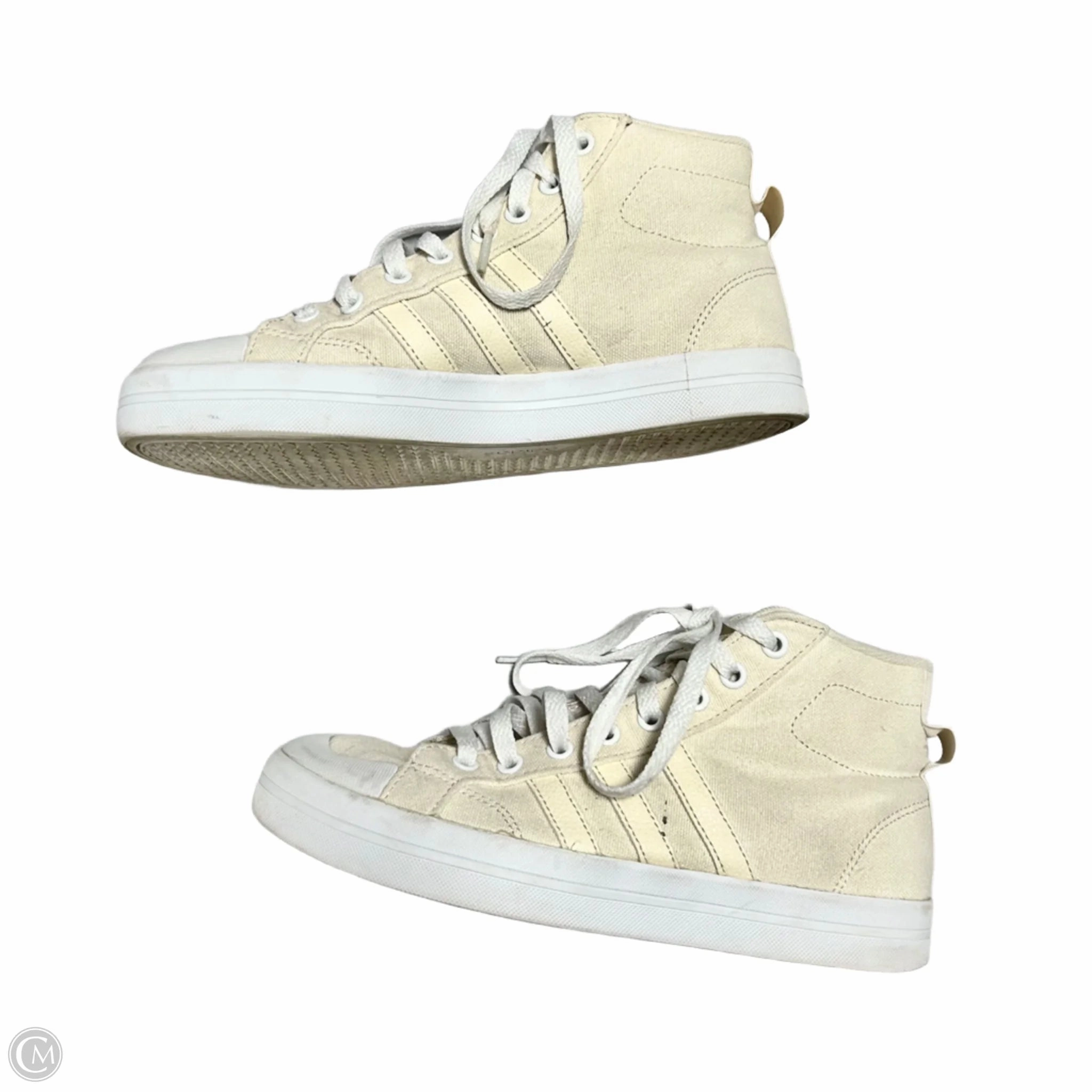 Shoes Sneakers By Adidas In Cream, Size: 6.5