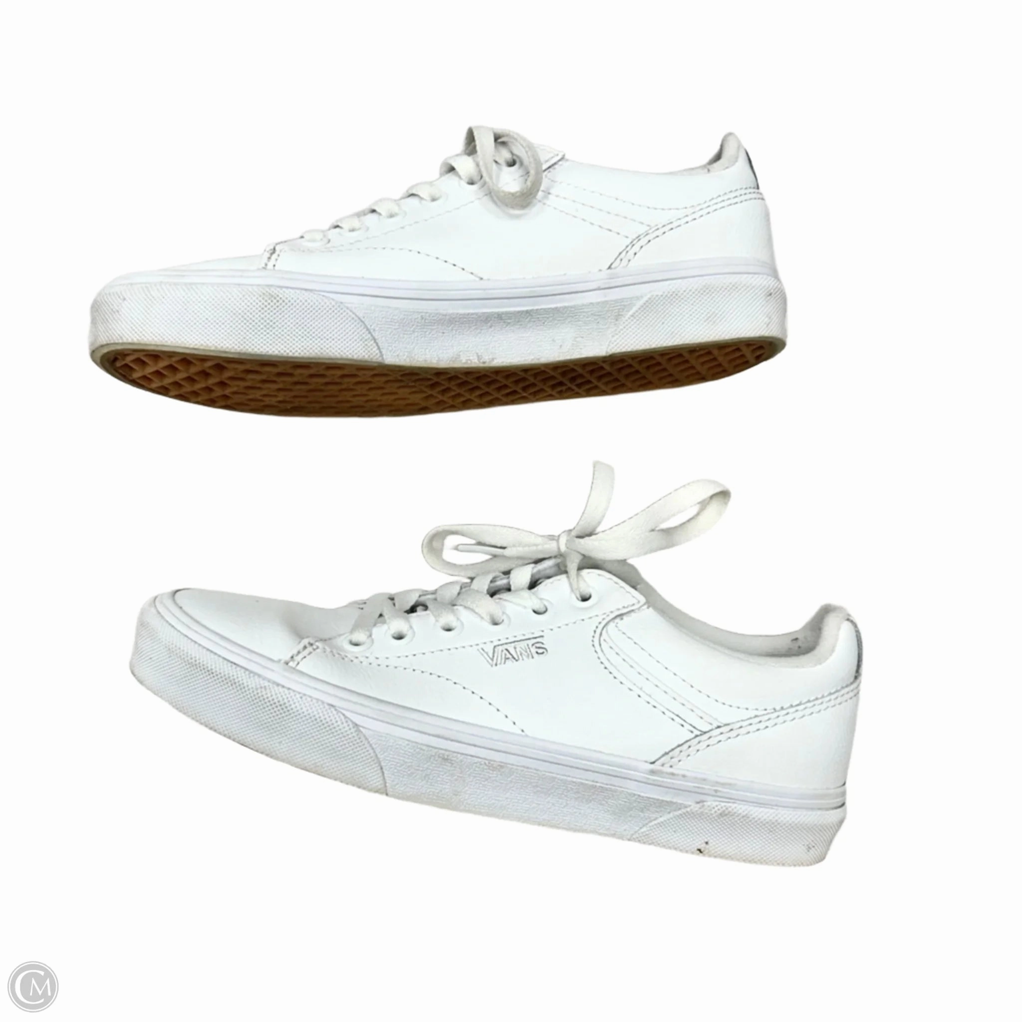 Shoes Sneakers By Vans In White, Size: 7