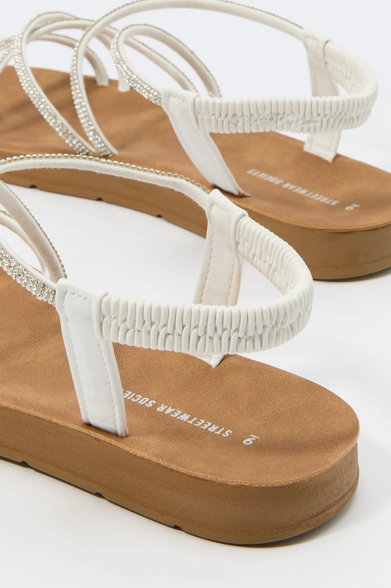 Strappy Rhinestone Sandal
